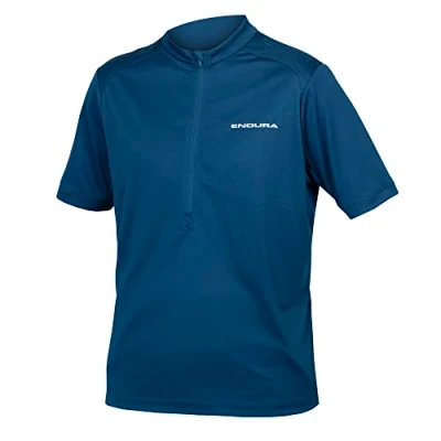 Image of Endura Men&#039;s Hummvee Ray II Short Sleeve Jersey, Blueberry, S