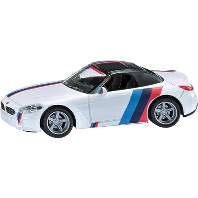 Image of siku 2347, BMW Z4 M40i, 1:50, Metal/Plastic, White, Toy car for children, Removable wheels, Incl. sheet with stickers in the M Design