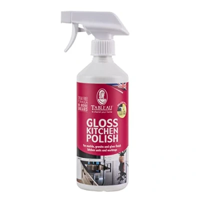 Image of Tableau Gloss Kitchen Polish, Streak Free Formula, Suitable For Marble, Granite, Finish Units And Worktops, 500ml