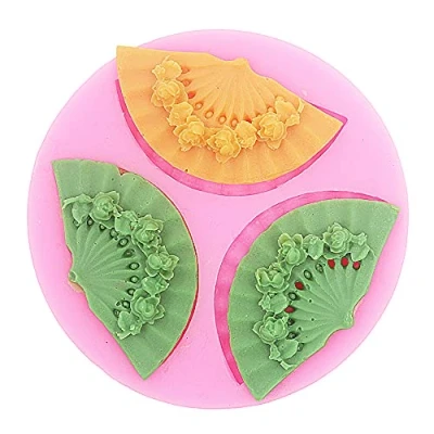 Image of LC Fans X072 Fondant Mold Silicone Sugar Resin mould Craft Molds DIY Cake Decorating