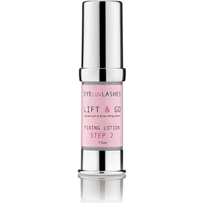 Image of Lash Lifting Brow Lamination FIXING LOTION STEP 2 Bottle Vegan Cruelty Free Eyeluvlashes (7.5ML AIRLESS PUMP BOTTLE)