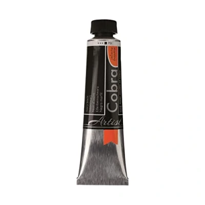 Image of Cobra Artist Oil Colour Tube 40 ml Ivory Black 701