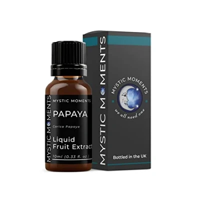 Image of Mystic Moments Papaya Liquid Fruit Extract 10ml Perfect for Skin Care, Creams, Lotions and DIY beauty products Vegan GMO Free