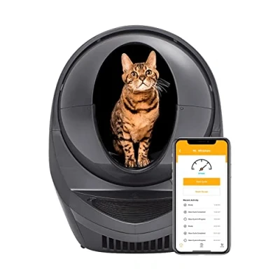 Image of Litter Robot 3 by Whisker (Grey) Automatic Self Cleaning Cat Box, WiFi Enabled, Works with Any Clumping Litter, Never Scoop Again, Complimentary 2 Year WhiskerCare Warranty