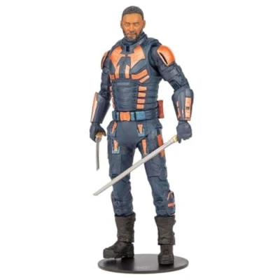 Image of McFarlane Toys, DC Multiverse Build A 7 inch Bloodsport (Unmasked) Action Figure, Collectible Suicide Squad Movie Figure with Stand Base and Unique Character Card Ages 12+