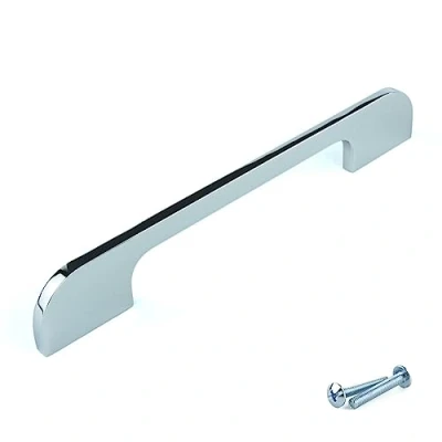 Image of M4TEC Bar Kitchen Cabinet Door Handles Cupboards Drawers Bedroom Furniture Pull Handle Polished Chrome. K7 Series: 160/192 mm