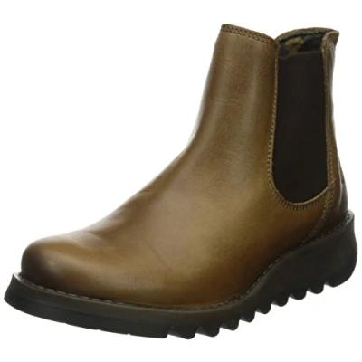 Image of Fly London Women&#039;s Salv Chelsea Boots, Petrol, 3 UK