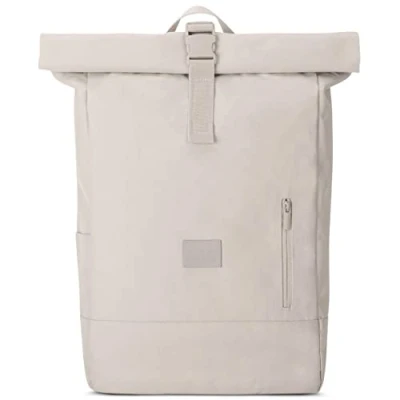 Image of Johnny Urban Backpack Men &amp; Women Beige Robin Large Rucksack for School, University, Work Laptop Compartment 16 Inch Water Repellant