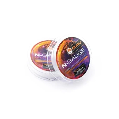 Image of Tackle Guru N Gauge Super Natural Clear Rig and Hooklength Line (0.10mm 2lb 4oz/1.09kg)