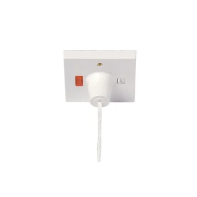 Image of Pull Cord Switch 45A Double Pole Click Scolmore