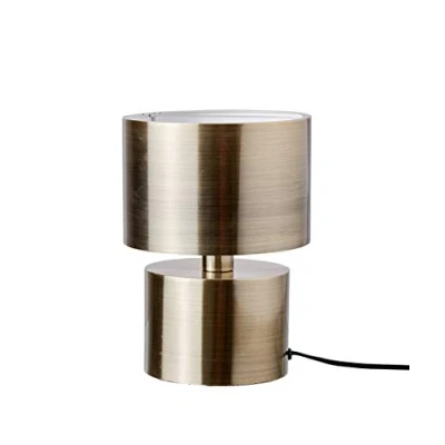 Image of Dyberg Larsen Silence Table Lamp, 18 cm Diameter, Brass, 40 W
