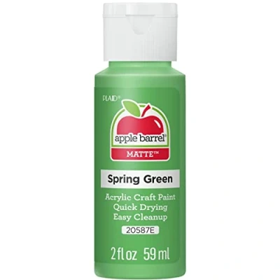 Image of Apple Barrel Acrylic Paint, Green, 59.1 ml (Pack of 1)