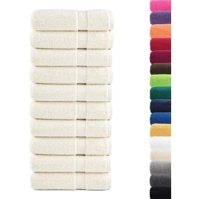 Image of vidaXL Premium Bath Towels SOLUND 10 pcs 100x150 cm 600 gsm