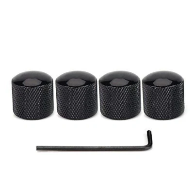 Image of Guitar Knob, 4PCS Speed Control Knobs Volume Tone Parts Replacement for Electric Bass Musical Instrument Accessories