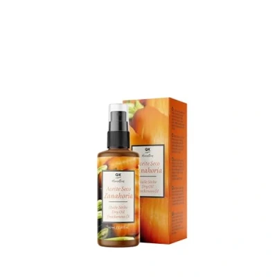 Image of QKnatur Carrot Dry Oil 100 ml. Fast Absorption. Natural solar tanner, Moisturizes, Rejuvenates and gives luminosity to the skin Repairs hair