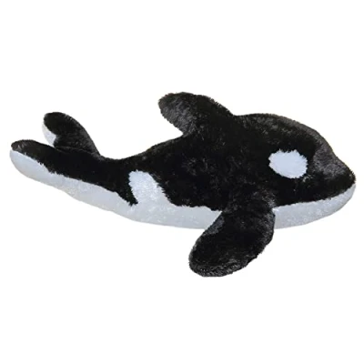Image of Aurora, 06271, Flopsie Splash Orca Whale, 12In, Soft Toy, Black and White, Medium