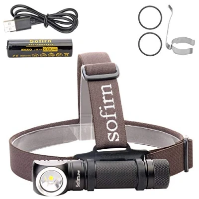 Image of Sofirn SP40 Led Headlamp Super Bright Head Torch 1200 Lumen, Rechargeable Headlight with 18650 Battery for Fishing, Walking,Hiking