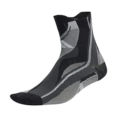 Image of adidas Unisex Performance Designed for Sport Graphic Socks, black/white/grey two, XS UK