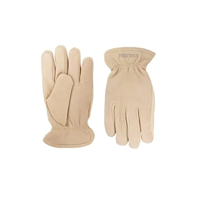 Image of Marmot Men Basic work Glove, lined leather gloves, robust with quick drying inner lining