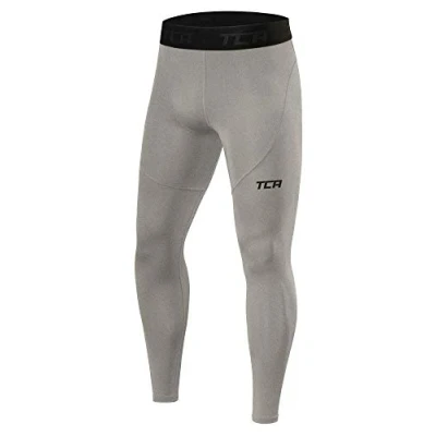 Image of TCA Men&#039;s and Boys&#039; Pro Performance Compression Leggings Thermal Base Layer Tights Tornado, S