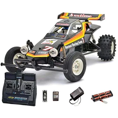 Image of TAMIYA RC 58336 The Hornet 2004 1:10 Standard Stick Radio Bundle