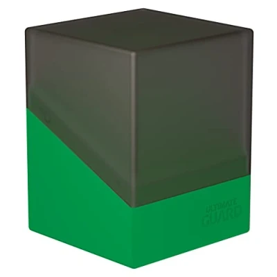 Image of Ultimate Guard Boulder Deck Case 100+ SYNERGY Black/Green