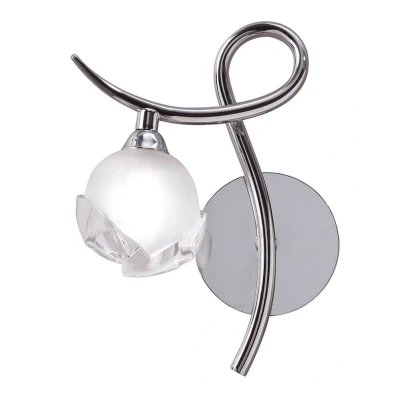 Image of Fragma Wall Lamp Left Switched 1 Light G9, Polished Chrome