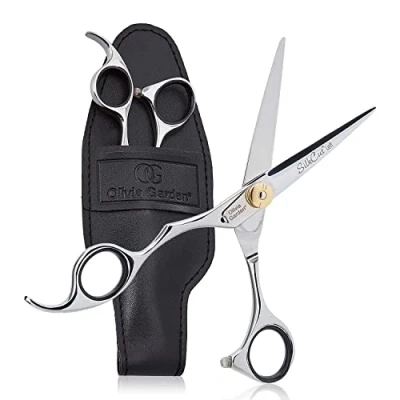 Image of Olivia Garden Silkcut 5.0&quot; Right Hand Scissors Precision Cutting, Ergonomic Handle, For Professional Hairdressers