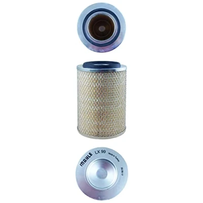 Image of 29504476, 98857500 Air Filter MAHLE ORIGINAL LX 99 239,0mm 164,0mm Insert VOLKSWAGEN: TRANSPORTER 4, 4 Bus