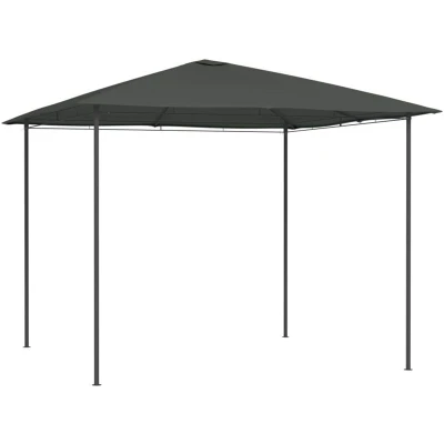 Image of vidaXL Gazebo 3x3x2.6 m Anthracite 160 g/m²