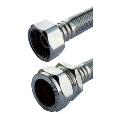 Image of Oracstar Flexible Tap Connector 15mm x 3/4&quot; 30cm