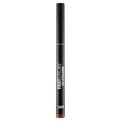 Image of Collection Cosmetics Fast Stroke Felt Tip Eyeliner with Fine Tip, Long Lasting 24h, Quick Drying Formula, 4ml, Brown