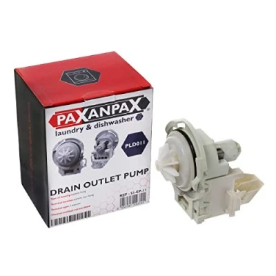 Image of Paxanpax PLD011 Washing Machine Drain Pump Base For Bosch SGI, SGS, SGV; Siemens SE; Neff; Hotpoint DC, DF, DWF Series