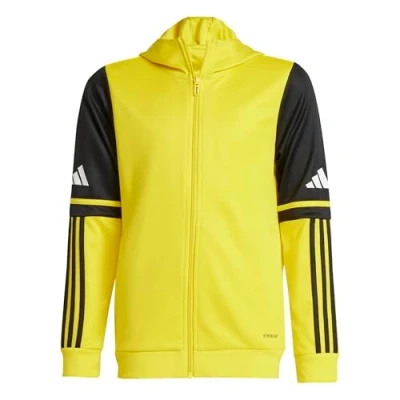 Image of adidas Unisex Kids SQUADRA25 HOODY KIDS, team yellow/black/white, 5 6 Years