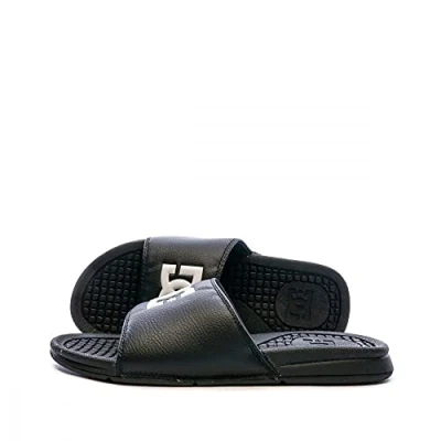 Image of DC Shoes Bolsa Pool slides, Size: 5, Black High quality imitation leather