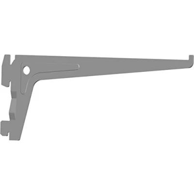 Image of Element System Pro Support Bracket Single Row, Pack of 2, 7 cm, 3 Colours, Length 20 Wall Shelf, Aluminium, 1813300005 White