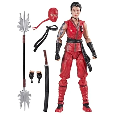 Image of G.I. Joe Classified Series #124, Kim Jinx Arashikage, Collectible 6 Inch Ninja Action Figure with 7 Accessories