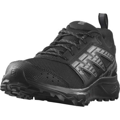 Image of Salomon Wander Women&#039;s Trail Running and Hiking Shoes, Outdoor ready, Cushy comfort, Secure foothold, Black, 6