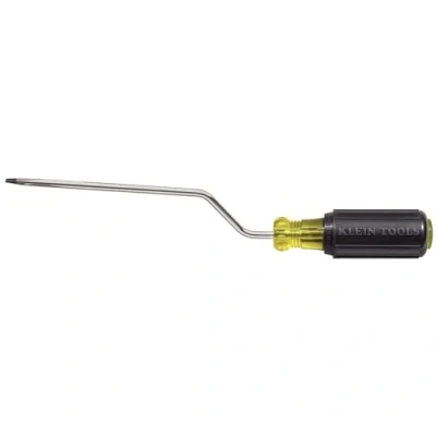 Image of Klein Tools 670 6 Screwdriver, 3/16 Inch Cabinet Tip, Rapi Driv with Shank, Made in USA