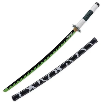 Image of Cosplay Prop Replica Demon Slayer Shinazugawa Sanemi Wooden Sword