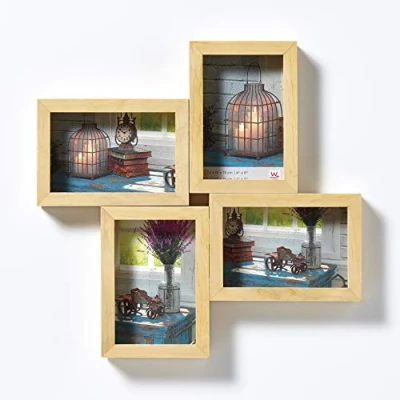Image of walther Design Picture Frame Nature 4X 10x15 cm Gallery Rustic SN415H