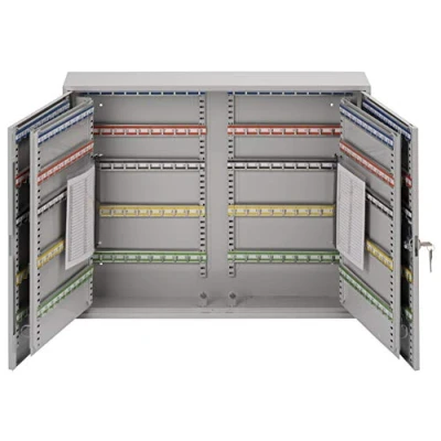 Image of Sterling KC400HL Heavy Duty Double Door Key Cabinets, Grey