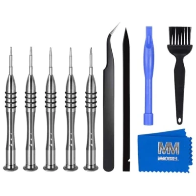 Image of MMOBIEL Professional 10 in 1 Repair Screwdriver Toolkit for MacBook Pro/Air with Retina Tri Wing Phillips Pentalobe 5 Torx T5 / T6