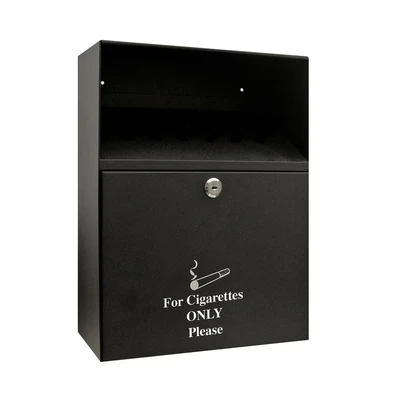 Image of Q Connect Ash Bin Black 7 Litre KF04386