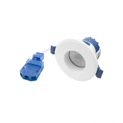Image of Ovia Dimmable Multi Wattage CCT IP65 Baffle LED Downlight White Insert