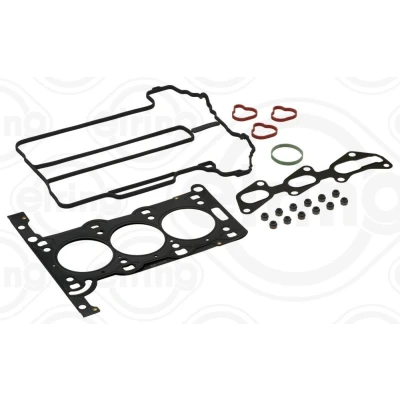 Image of 1606167, 93172420 gasket Set, cylinder head ELRING 081.390 with valve stem seals without control housing VAUXHALL: Corsa Mk2