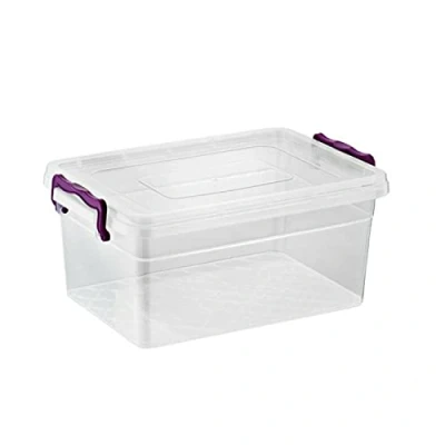 Image of Asude 10L 20L 30L Plastic Storage Box Container Boxes Lid Handles Home Office (20L)