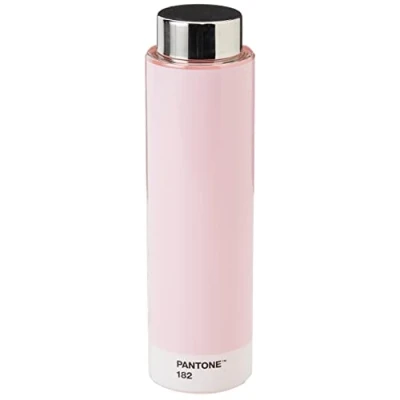 Image of Copenhagen Design Pantone Drinking, Tritan (Plastic) Water Bottle, 500 ml, Light Pink, 182 C, Stainless Steel PP, one Size