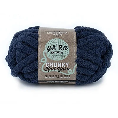 Image of Lion Brand Yarn 951 109 AR Workshop Chunky Knit Yarn, Dusk