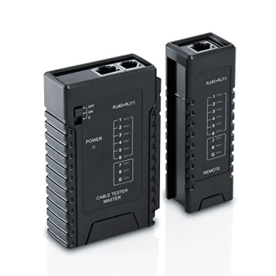 Image of CSL network cable tester for RJ45 RJ11 Patch Line LAN Ethernet Tool Internet Broadband Connection Speed Capability Test